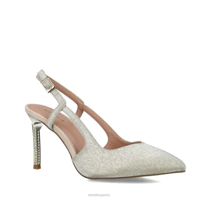 Menbur femmes achernar DVZ861586 talons moyens et bas or