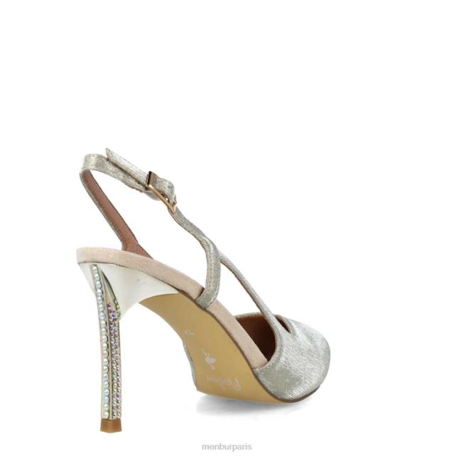 Menbur femmes achernar DVZ861586 talons moyens et bas or