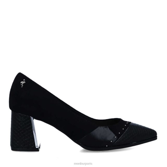 Menbur femmes actea DVZ865886 talons moyens et bas noir