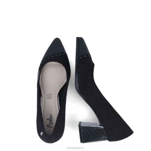 Menbur femmes actea DVZ865886 talons moyens et bas noir