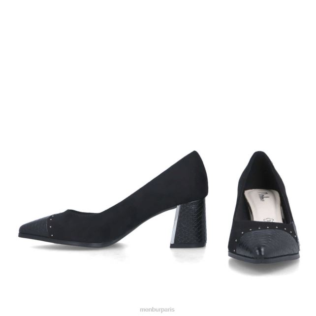 Menbur femmes actea DVZ865886 talons moyens et bas noir