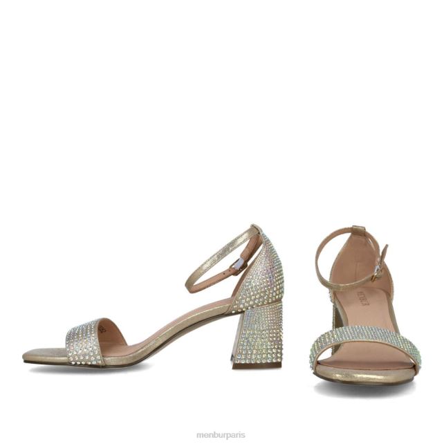 Menbur femmes aguamarina DVZ861653 talons moyens et bas or