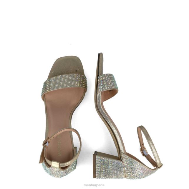 Menbur femmes aguamarina DVZ861653 talons moyens et bas or