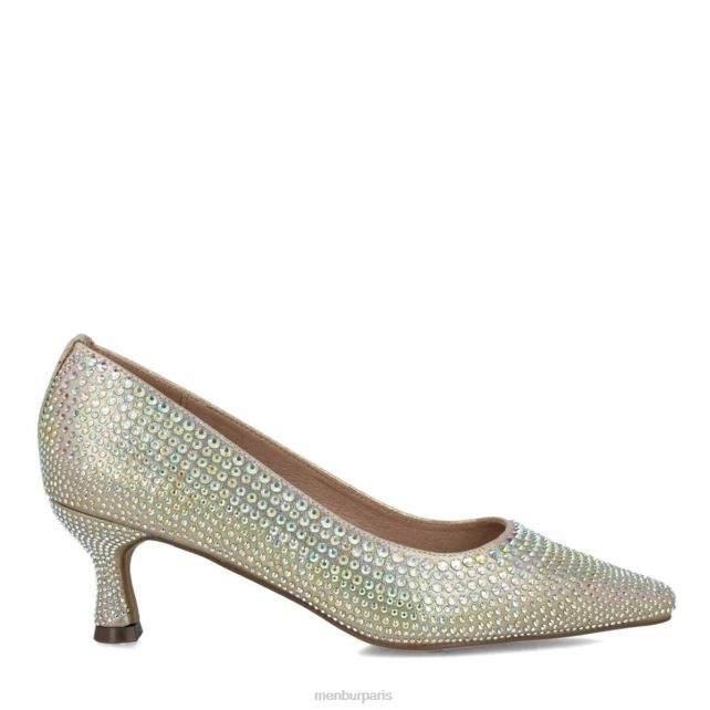 Menbur femmes aguamarina DVZ861665 talons moyens et bas or