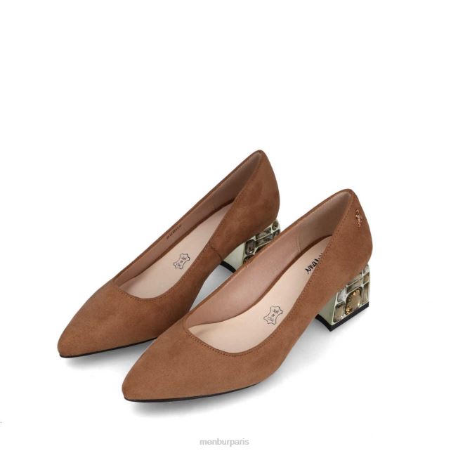 Menbur femmes ailantea DVZ861738 talons moyens et bas beige