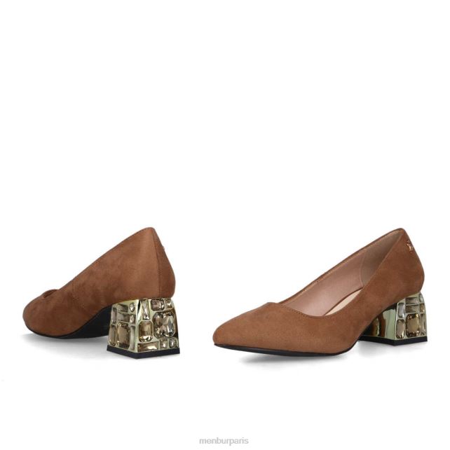 Menbur femmes ailantea DVZ861738 talons moyens et bas beige