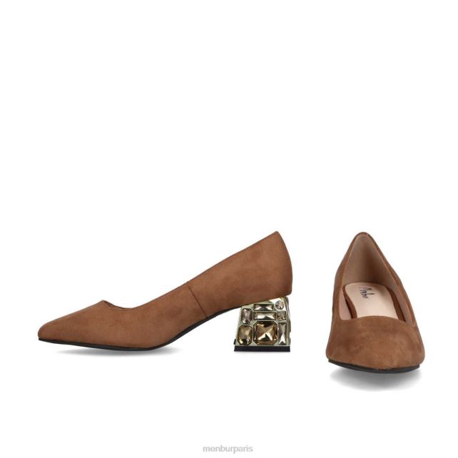 Menbur femmes ailantea DVZ861738 talons moyens et bas beige