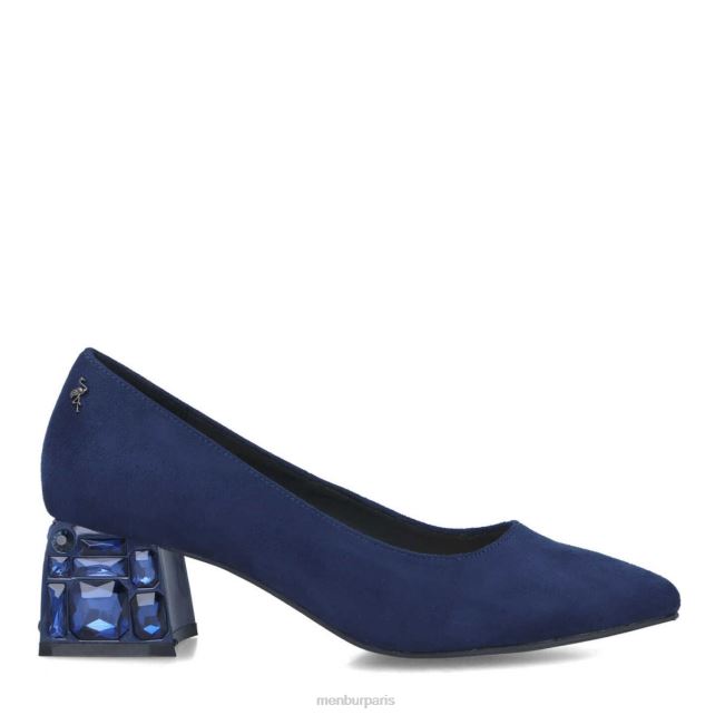 Menbur femmes ailantea DVZ865892 talons moyens et bas bleu foncé