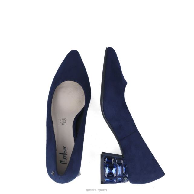 Menbur femmes ailantea DVZ865892 talons moyens et bas bleu foncé