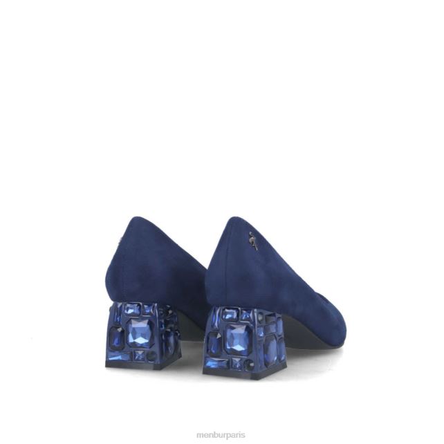 Menbur femmes ailantea DVZ865892 talons moyens et bas bleu foncé