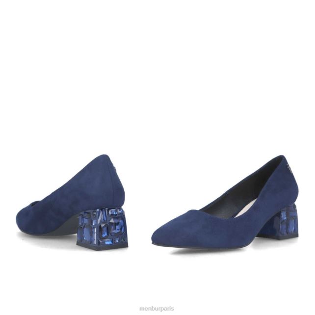 Menbur femmes ailantea DVZ865892 talons moyens et bas bleu foncé