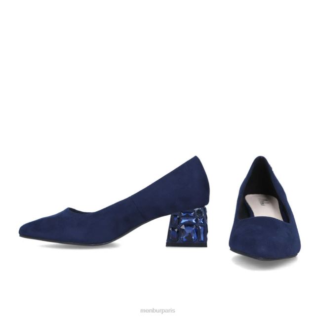 Menbur femmes ailantea DVZ865892 talons moyens et bas bleu foncé