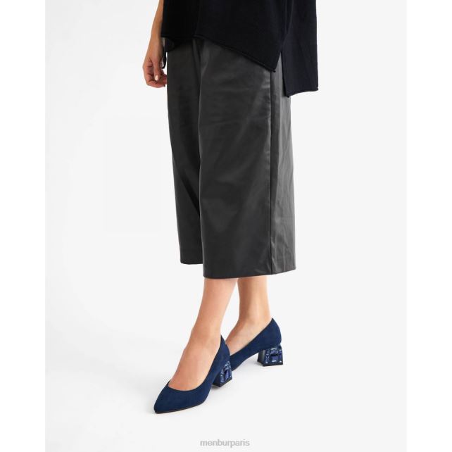 Menbur femmes ailantea DVZ865892 talons moyens et bas bleu foncé