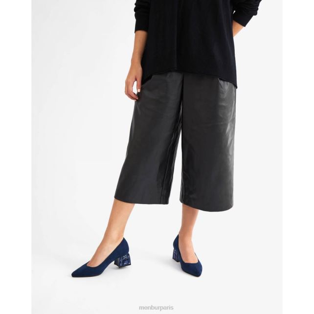 Menbur femmes ailantea DVZ865892 talons moyens et bas bleu foncé