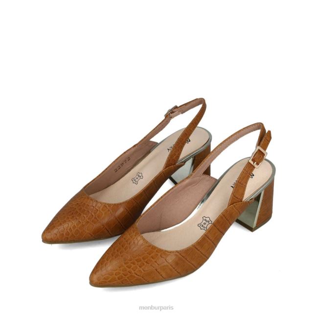 Menbur femmes alpette DVZ865736 talons moyens et bas brun