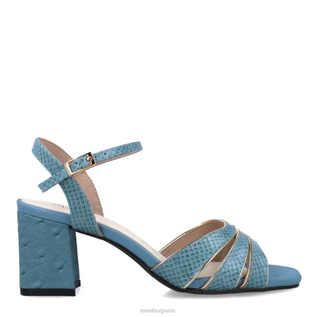 Menbur femmes anaximène DVZ865817 talons moyens et bas bleu clair