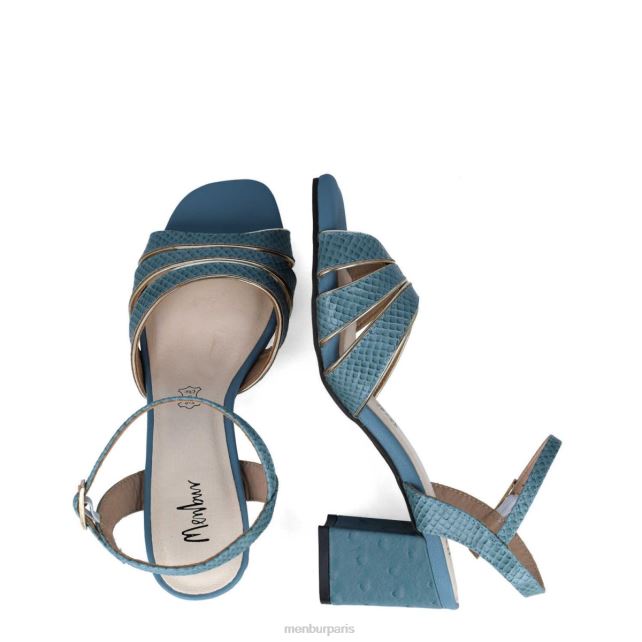 Menbur femmes anaximène DVZ865817 talons moyens et bas bleu clair