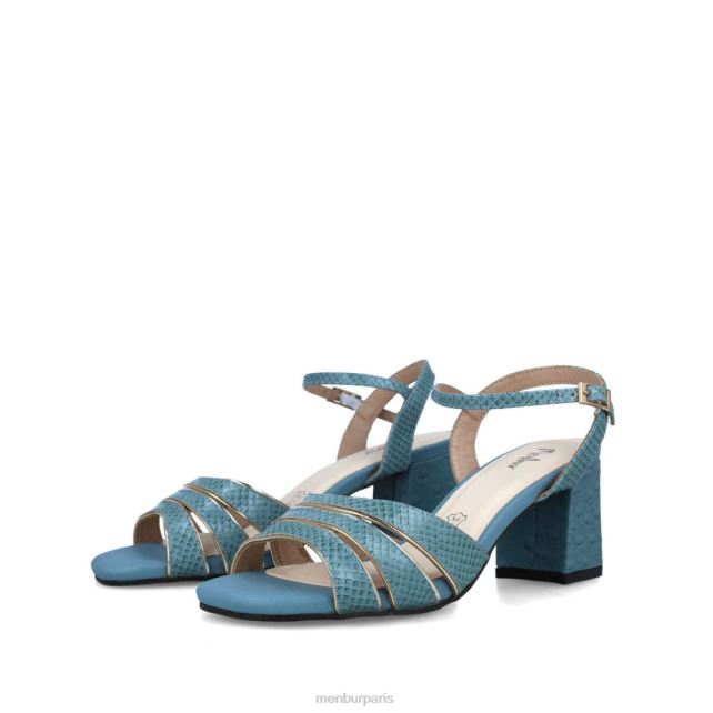Menbur femmes anaximène DVZ865817 talons moyens et bas bleu clair