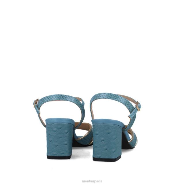 Menbur femmes anaximène DVZ865817 talons moyens et bas bleu clair