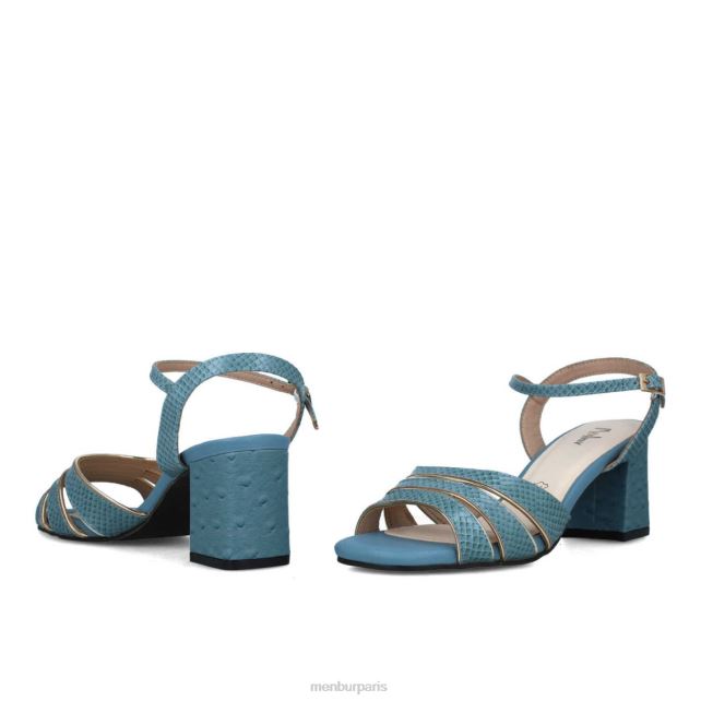 Menbur femmes anaximène DVZ865817 talons moyens et bas bleu clair