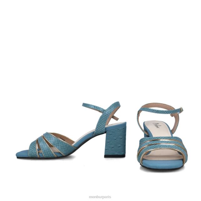 Menbur femmes anaximène DVZ865817 talons moyens et bas bleu clair