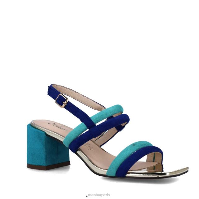 Menbur femmes ankaa DVZ861599 talons moyens et bas bleu moyen