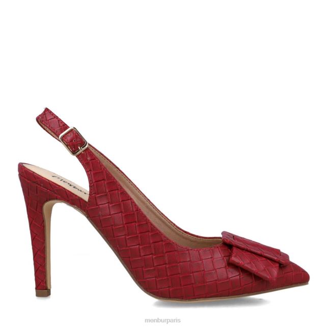 Menbur femmes anortosite DVZ861658 talons moyens et bas rouge