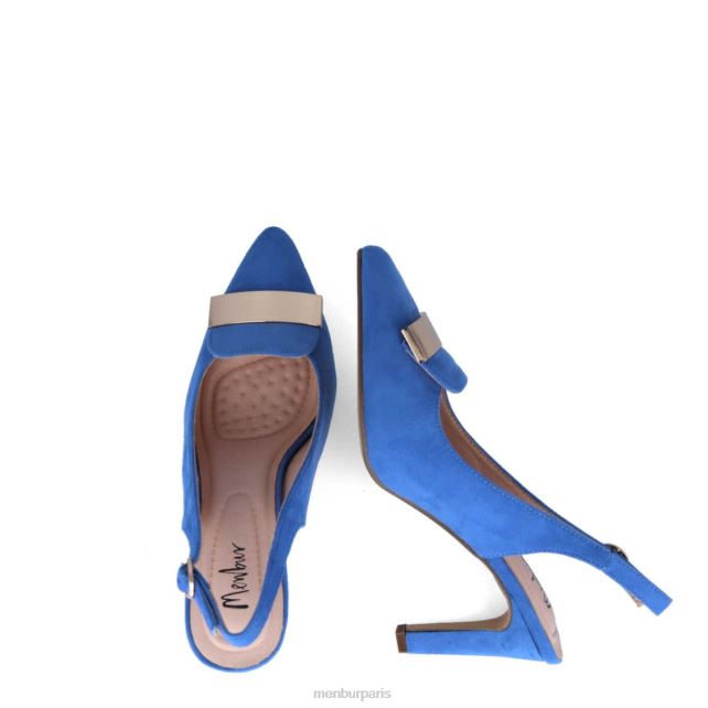 Menbur femmes anzano DVZ861743 talons moyens et bas bleu clair