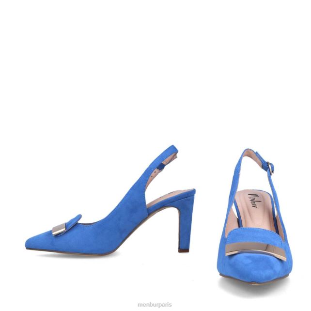 Menbur femmes anzano DVZ861743 talons moyens et bas bleu clair