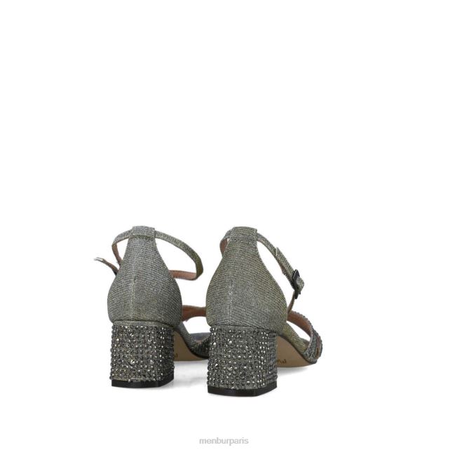 Menbur femmes apatite DVZ865677 talons moyens et bas gris