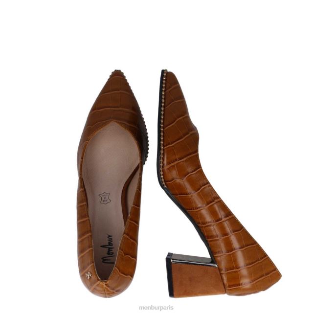 Menbur femmes arnit DVZ861734 talons moyens et bas brun