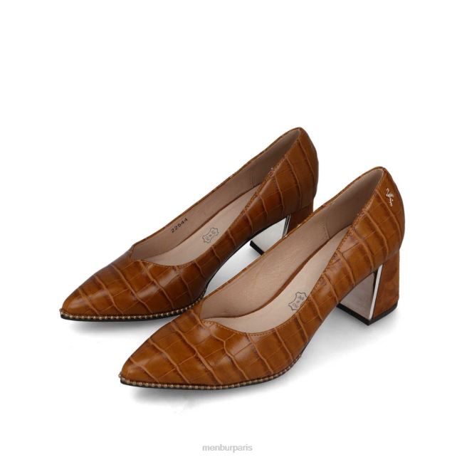 Menbur femmes arnit DVZ861734 talons moyens et bas brun