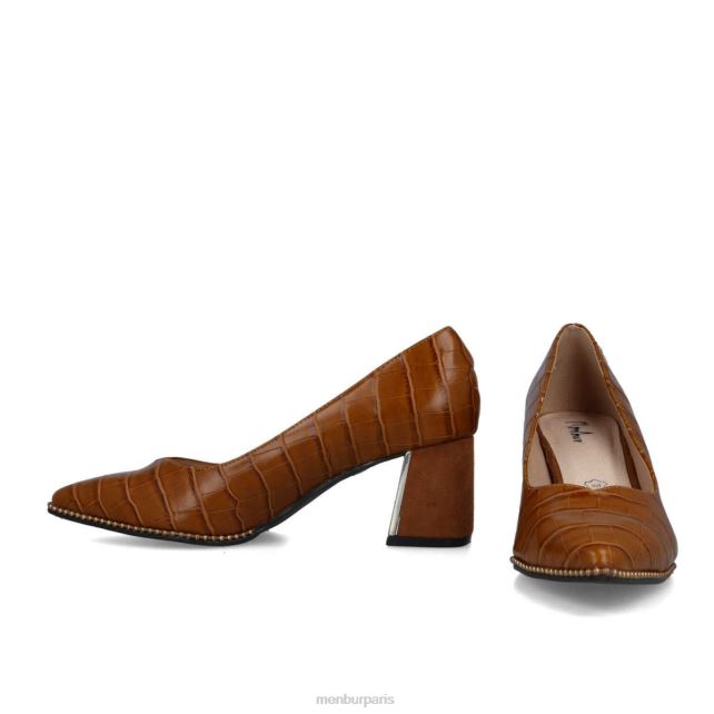 Menbur femmes arnit DVZ861734 talons moyens et bas brun
