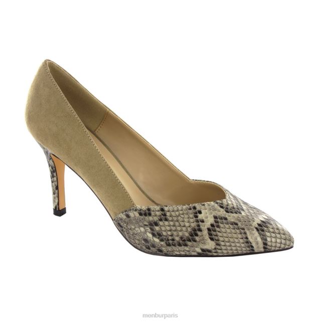 Menbur femmes arriérer DVZ866004 talons moyens et bas brun