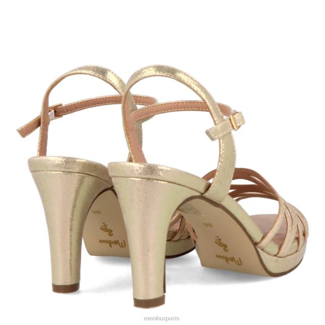 Menbur femmes arzona DVZ865830 talons moyens et bas or