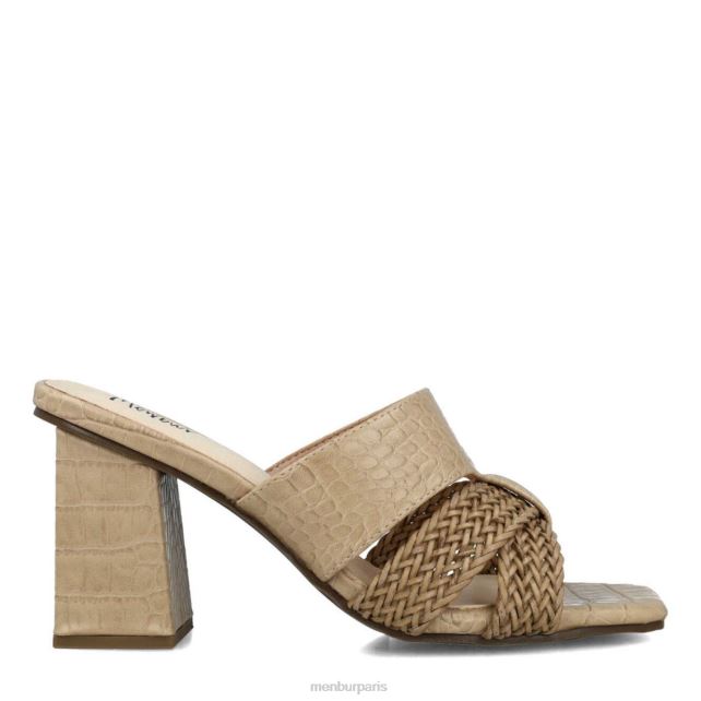 Menbur femmes atréo DVZ865848 talons moyens et bas beige