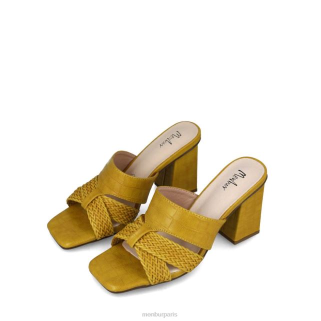 Menbur femmes atréo DVZ865849 talons moyens et bas jaune