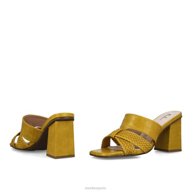 Menbur femmes atréo DVZ865849 talons moyens et bas jaune