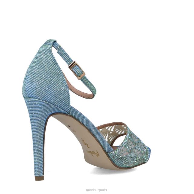 Menbur femmes auxo DVZ865815 talons moyens et bas bleu moyen