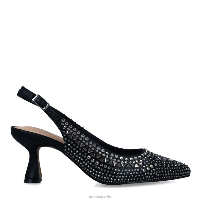 Menbur femmes axinite DVZ861638 talons moyens et bas noir