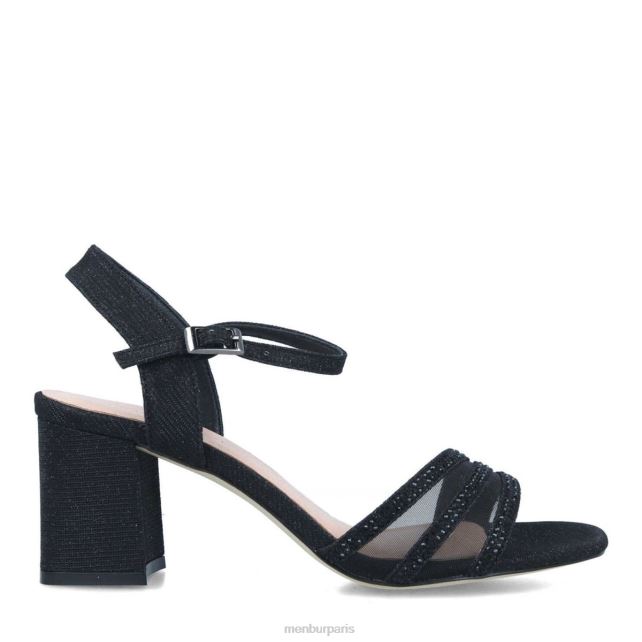 Menbur femmes azalée DVZ861672 talons moyens et bas noir
