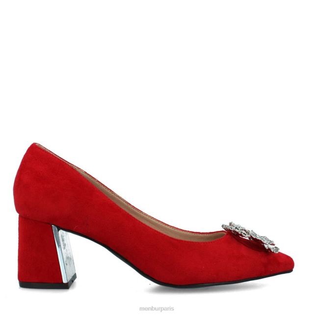 Menbur femmes badolo DVZ861750 talons moyens et bas rouge