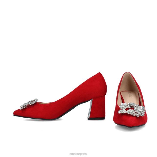 Menbur femmes badolo DVZ861750 talons moyens et bas rouge
