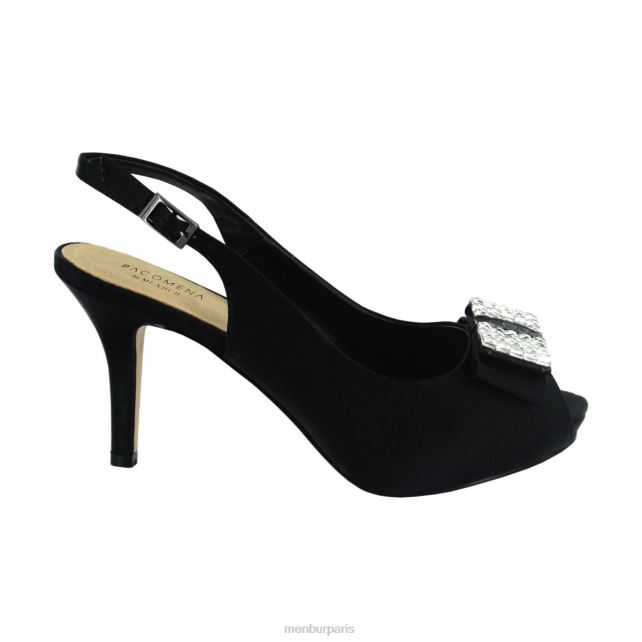Menbur femmes bayacas DVZ861772 talons moyens et bas noir