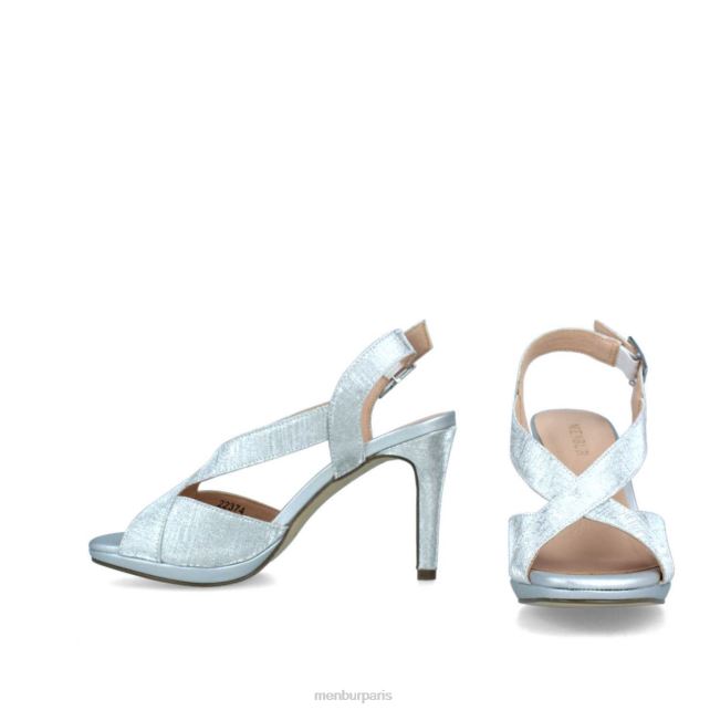 Menbur femmes bioglio DVZ865915 talons moyens et bas argent