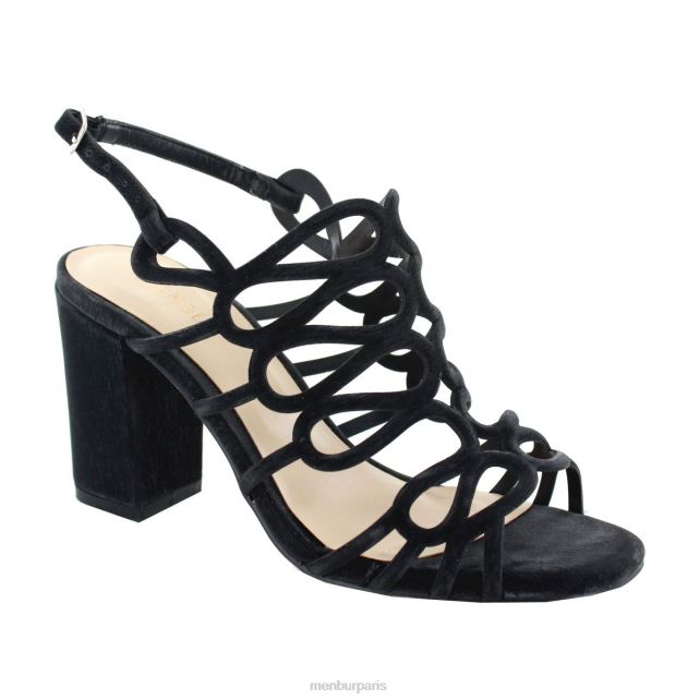 Menbur femmes brolo DVZ861805 talons moyens et bas noir