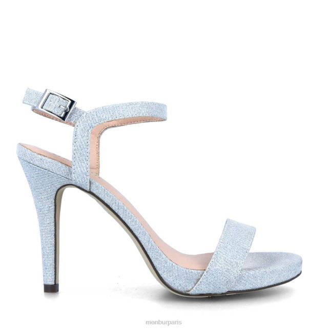 Menbur femmes caldosa DVZ861859 talons moyens et bas argent