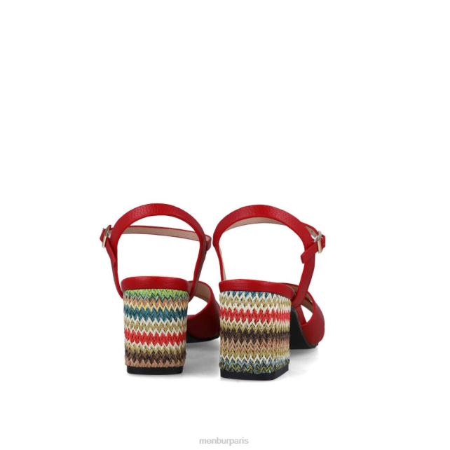 Menbur femmes caliope DVZ865778 talons moyens et bas rouge