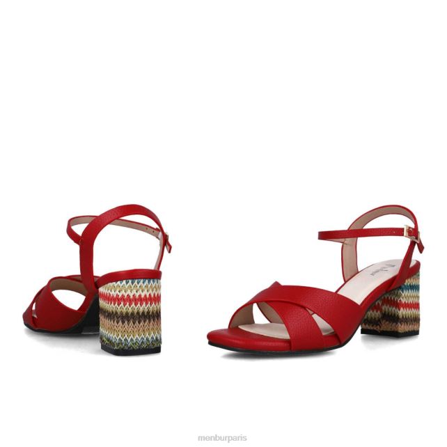 Menbur femmes caliope DVZ865778 talons moyens et bas rouge
