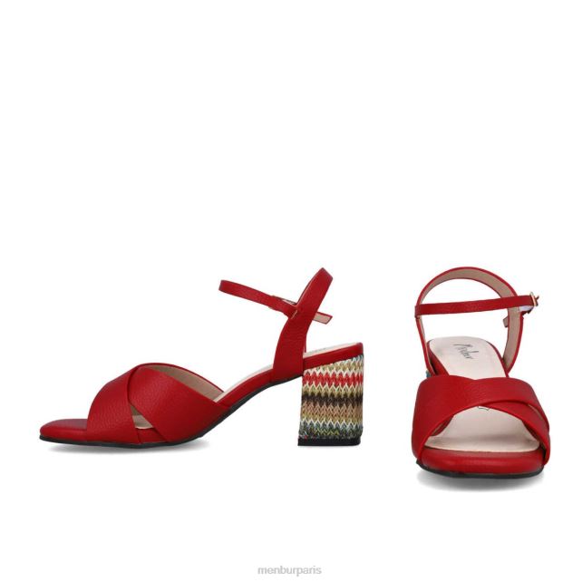 Menbur femmes caliope DVZ865778 talons moyens et bas rouge